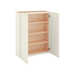 Modernform Cabinet Slim Dove White 33" W X 42" H X 12" D Double Door Wall Cabinet