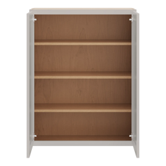 CNC Luxor 5-Piece Misty Grey 33" W X 42" H Double Door Wall Cabinet