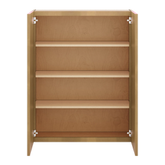 J&K Butterscotch B8 Double Door Wall Cabinet - 33" W x 42" H