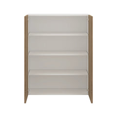 Modernform Cabinet Walnut 33" W X 42" H X 12" D Double Door Wall Cabinet