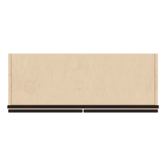 J&K Espresso K8 Double Door Wall Cabinet - 33" W x 42" H