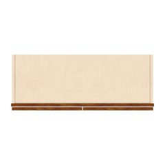 J&K Mocha Glazed K10 Double Door Wall Cabinet - 33" W x 42" H