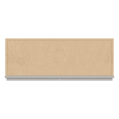 CNC Luxor 5-Piece Misty Grey 33" W X 42" H Double Door Wall Cabinet