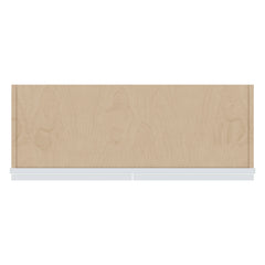 J&K White Shaker S8 Double Door Wall Cabinet - 33" W x 42" H