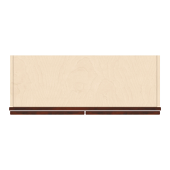 J&K Mahogany J5 Double Door Wall Cabinet - 33" W x 42" H