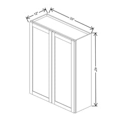 Wolf Classic Grantley White Paint 33"W X 42"H Wall Cabinet
