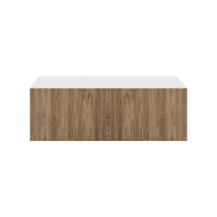 Modernform Cabinet Walnut 36" W X 12" H X 24" D Double Door Wall Cabinet