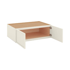 Modernform Cabinet Slim Dove White 36" W X 12" H X 24" D Double Door Wall Cabinet