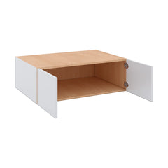 Modernform Cabinet Gloss White 36" W X 12" H X 24" D Double Door Wall Cabinet