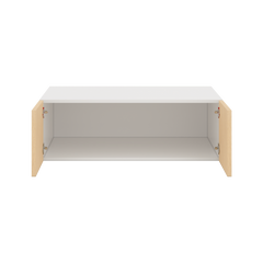 Modernform Cabinet Natural Oak 36" W X 12" H X 24" D Double Door Wall Cabinet