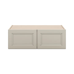 J&K Pebble B6 Refrigerator Wall Cabinet - 36" W x 12" H x 27" D