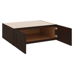 J&K Java Coffee S1 Refrigerator Wall Cabinet - 36" W x 12" H x 27" D