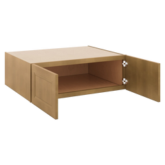 J&K Butterscotch B8 Refrigerator Wall Cabinet - 36" W x 12" H x 27" D