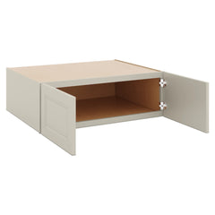 J&K Pebble B6 Refrigerator Wall Cabinet - 36" W x 12" H x 27" D