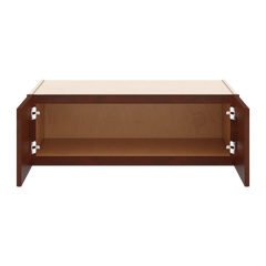 J&K Mahogany J5 Refrigerator Wall Cabinet - 36" W x 12" H x 27" D