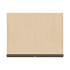J&K Java Coffee S1 Refrigerator Wall Cabinet - 36" W x 12" H x 27" D