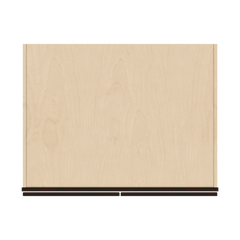 J&K Espresso K8 Refrigerator Wall Cabinet - 36" W x 12" H x 27" D