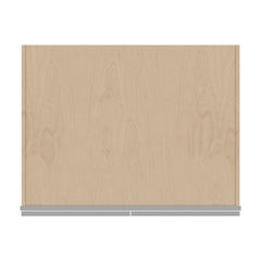 J&K Castle Grey S5 Refrigerator Wall Cabinet - 36" W x 12" H x 27" D