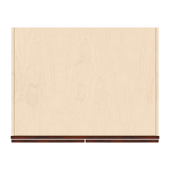 J&K Mahogany J5 Refrigerator Wall Cabinet - 36" W x 12" H x 27" D