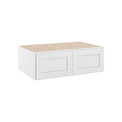 CNC Luxor 5-Piece White 36" W X 12" H X 24" D Double Door Wall Cabinet