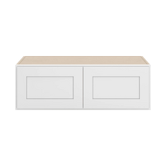 CNC Luxor 5-Piece White 36" W X 12" H X 24" D Double Door Wall Cabinet