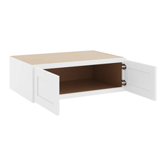 CNC Luxor 5-Piece White 36" W X 12" H X 24" D Double Door Wall Cabinet