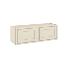 J&K Pearl Glazed H9 Double Door Wall Cabinet - 36" W x 12" H