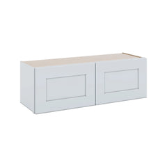 J&K White Shaker S8 Double Door Wall Cabinet - 36" W x 12" H