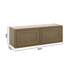 J&K Hazel H8 Double Door Wall Cabinet - 36" W x 12" H