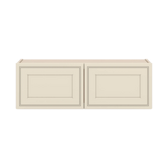 J&K Pearl Glazed H9 Double Door Wall Cabinet - 36" W x 12" H