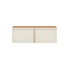 Modernform Cabinet Slim Dove White 36" W X 12" H X 12" D Double Door Wall Cabinet