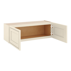 J&K Pearl Glazed H9 Double Door Wall Cabinet - 36" W x 12" H