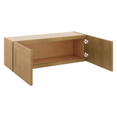 J&K Butterscotch B8 Double Door Wall Cabinet - 36" W x 12" H