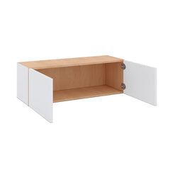Modernform Cabinet Matte White 36" W X 12" H X 12" D Double Door Wall Cabinet