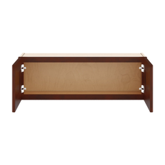 J&K Mahogany J5 Double Door Wall Cabinet - 36" W x 12" H