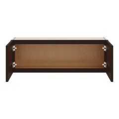 J&K Java Coffee S1 Double Door Wall Cabinet - 36" W x 12" H