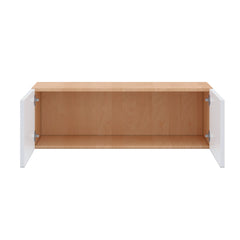 Modernform Cabinet Gloss White 36" W X 12" H X 12" D Double Door Wall Cabinet