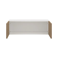 Modernform Cabinet Walnut 36" W X 12" H X 12" D Double Door Wall Cabinet