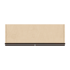 J&K Espresso K8 Double Door Wall Cabinet - 36" W x 12" H