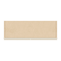 J&K Pearl Glazed H9 Double Door Wall Cabinet - 36" W x 12" H