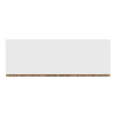 Modernform Cabinet Walnut 36" W X 12" H X 12" D Double Door Wall Cabinet