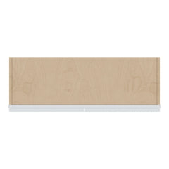 J&K White Shaker S8 Double Door Wall Cabinet - 36" W x 12" H