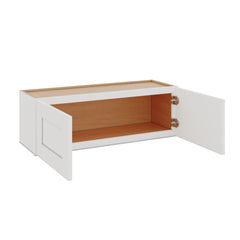 Modernform Cabinet White Shaker 36" W X 12" H X 12" D Double Door Wall Cabinet