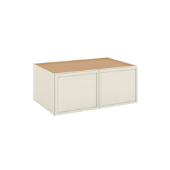 Modernform Cabinet Slim Dove White 36" W X 15" H X 24" D Double Door Wall Cabinet