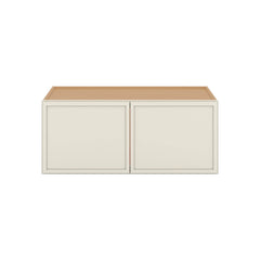 Modernform Cabinet Slim Dove White 36" W X 15" H X 24" D Double Door Wall Cabinet