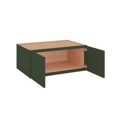 Modernform Cabinet Slim Sage Green 36" W X 15" H X 24" D Double Door Wall Cabinet