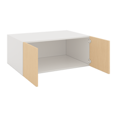 Modernform Cabinet Natural Oak 36" W X 15" H X 24" D Double Door Wall Cabinet