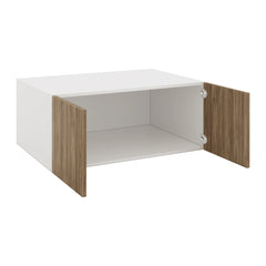 Modernform Cabinet Walnut 36" W X 15" H X 24" D Double Door Wall Cabinet
