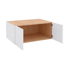 Modernform Cabinet Matte White 36" W X 15" H X 24" D Double Door Wall Cabinet