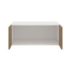 Modernform Cabinet Walnut 36" W X 15" H X 24" D Double Door Wall Cabinet